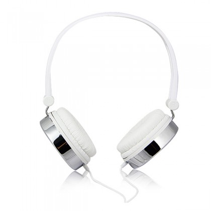 3.5mm Plug Retro Foldable Stereo Headphones with Microphone, Volume Control & 1.5 m Cable for iPhone, iPad (Kanen 870)