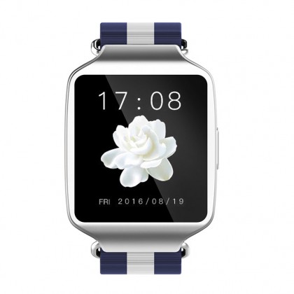 L1 Bluetooth Smart Wacth For Android IOS support SMS alerts, remote camera(Silver)
