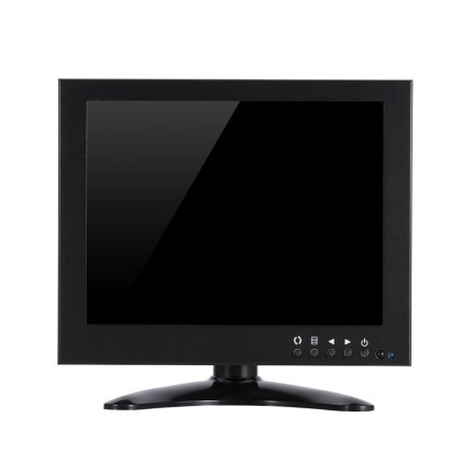 Security Video Monitor 8" Color LED  Video Monitor Screen VGA BNC AV Input for CCTV Security Remote