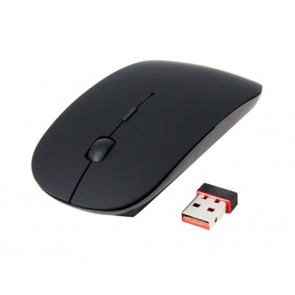 Simple Style 2.4GHz Wireless Optical Mouse Search (Black)