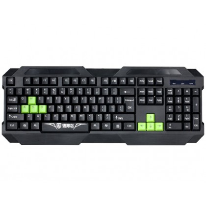 DEIOG DY-K701 Wired Keyboard (Black)