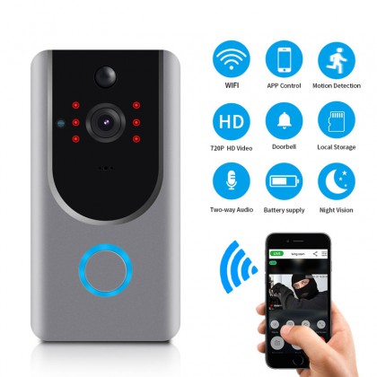Wireless Video intercom & doorbell System Apartments IR Alarm IP PTZ Wireless Security Surveillance Camera WIFI Video Doorbell 