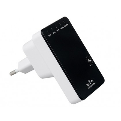 EU Plug Wireless-N Mini Router with Dual LAN Port W523N2 (Black)