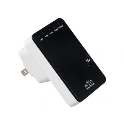 USA Plug Wireless-N Mini Router with Dual LAN Port W523N2 (Black)