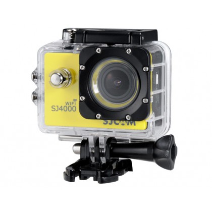 30M Waterproof 12MP 1.5" 170° Wide Angle Lens HD 1080P Sports Video Camera (Yellow)