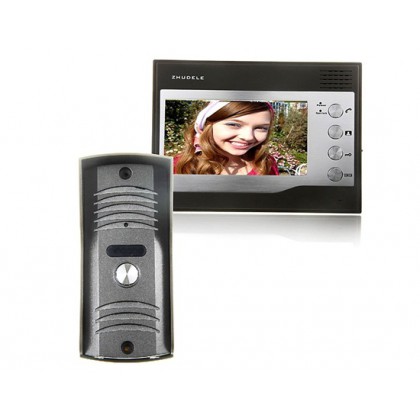 ZDL-22N+ZDL-027C Night Visual Colour Video Door Phone Access Control System with 7inch TFT LCD Monitor