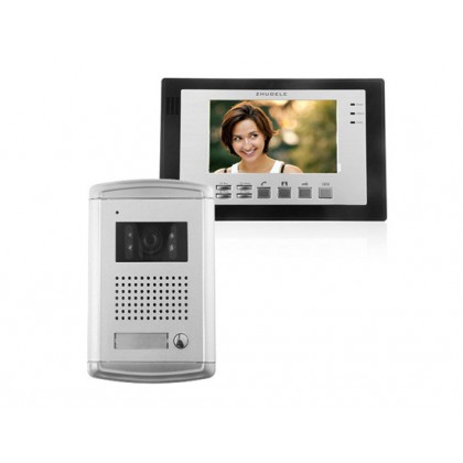 ZDL-226+ZDL-3700B Wired Night Visual Color Video Door Phone with 7inch TFT LCD Monitor