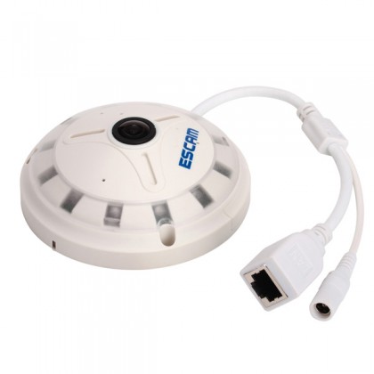 360 Degrees Panoramic Network Camera Surveillance Support ONVIF HD Resolution