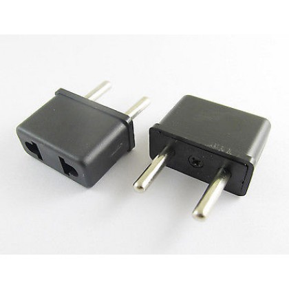 USA US To EU Plug Adapter Travel Charger Power Converter