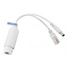 S2 POE Splitter Power Cord 20.8cm  DC 25 - 60V Power Supplies - WHITE