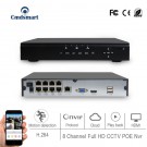 8CH Full HD CCTV POE NVR, Real time recording Support POE ONVIF NVR