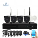 4CH Wireless NVR Kits Waterproof IR-CUT IP Camera 720P Security System Surveillance