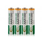 BTY 4pcs 1.2V 1350mAh Rechargeable AAA Battery