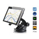 AW-504 5" TFT Touch Screen WinCE6 GPS Navigator with Russian Map, FM, 4G TF Card (Black)