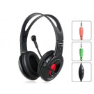 OVLENG S998 3.5 mm On-ear Headphones with Microphone (Black)
