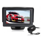 4.3" TFT Screen Car Parking Monitor with Night Vision Camera Set (Black)