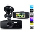 2.7 Screen Novatek 96650 Vehicle Black Box DVR with HDMI Output, TV-Out (Black)