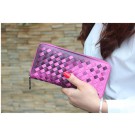 Womens Wallet  The Gradient Of Japan And South Korea Purse Wallet (Red)