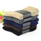 Big size Super thick wool socks high quality classic business brand man socks sports men's socks winter 3 pairs=1lot