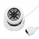 1/4” 1Megapixel Progressive Scan CMOS 720p HD ONVIF Infrared Waterproof Hemisphere Camera
