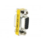 15pin Gender Changer Adapter Female to Female VGA/SVGA Cable Extender Connector