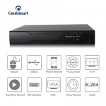 3IN1 4 CH 1080P AHD DVR Realtime Record And Playback Network Video Recorder DVR