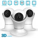 1080P Wifi IP Camera Fisheye 360 Degree CCTV Security Surveillance Camera 2MP Indoor Night Vision CCTV Camera Baby Monitor