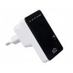 EU Plug Wireless-N Mini Router with Dual LAN Port W523N2 (Black)