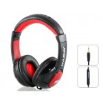 3.5 mm Phone Headset Super Bass Mobile with Microphone & 3.0 m Cable (Black)
