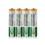 BTY 4pcs 1.2V 1350mAh Rechargeable AAA Battery