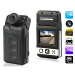 1.5" LCD Screen 1080P HD Vehicle Black Box DVR Recorder with G-sensor (Black)