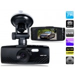 2.7" LED Screen 96650, 6G Lens Vehicle Black Box DVR Recorder with Parking Monitor, HDMI Output, TV-Out & G-Sensor (Black)
