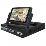 7 inch 4-ch HD video recorder dvr with AHD HD monitor with screen monitor