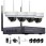 4CH 720P HD Wireless CCTV System Dome Waterproof IP Camera IR-CUT WIFI NVR CCTV WIFI Security Video Surveillance Kits
