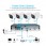 H.264 4 CH Full HD 1080P POE NVR CCTV NVR Network Video Recorder 