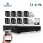 8pcs 1080p Camera POE 8CH NVR Kits CCTV Security Cameras Systems 100M Night Vision Camera