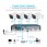 2.0 Megapixel 4CH 1080P Ethernet Cable POE NVR Kit IP66 Waterproof POE CCTV System