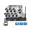 Plug&Play LCD Screen Wireless NVR Security CCTV System 8PCS HD WIFI Camera Home Outdoor IR Video Surveillance Kit