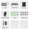 8CH 1080P H.265 POE NVR CCTV System 2MP Outdoor IP66 IP Camera P2P Onvif Motion Detect APP View Security Surveillance Kit 