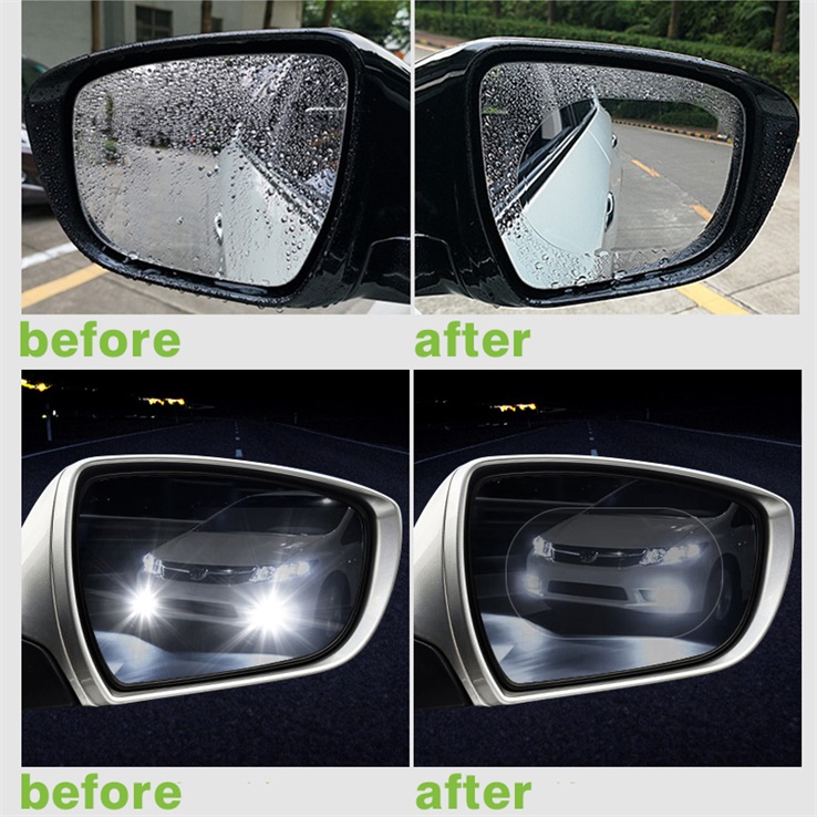 Car Sticker Anti-Fog Film Rainproof Rear View Mirror Protective Car Accessries