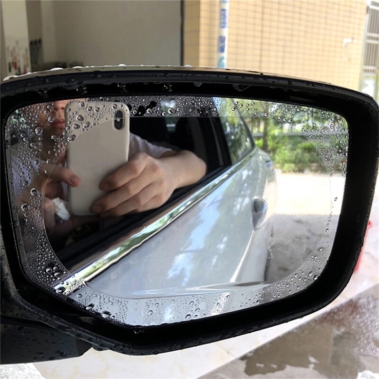 Car Sticker Anti-Fog Film Rainproof Rear View Mirror Protective Car Accessries